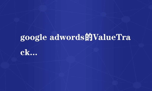 google adwords的ValueTrack功能和google Analytics的网址构建器功能有什么区别？